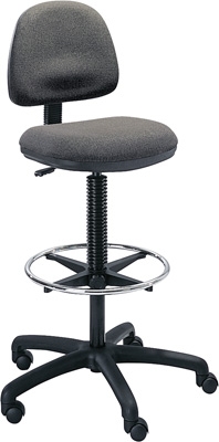 Safco Precision Extended-Height Chair with Footring 3401DG ES3110
