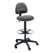 Safco Precision Extended-Height Chair with Footring 3401DG (Dark Gray) ES3110