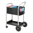 Safco Scoot 20" Mail Cart 5238BL (Black) ES3344