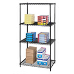 Safco 36" x 24" Industrial Wire Shelving - Black - 5288BL ES3362