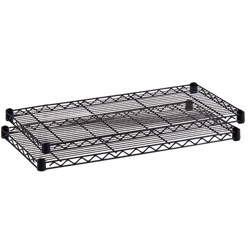 Safco 36&quot; x 24&quot; Industrial Extra Shelf Pack - Black - 5290BL 