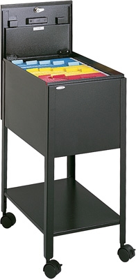 Safco Letter Size Locking Standard Mobile Tub File