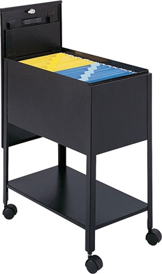 Safco Letter Size Extra Deep Locking Mobile Tub File
