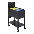 Safco Letter Size Extra Deep Locking Mobile Tub File