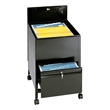 Safco Legal Size Locking Mobile Tub File with Drawer