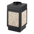 Safco Canmeleon Aggregate Series Receptacle with Top Opening 9471NC (Black) ES3529