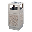 Safco Canmeleon Aggregate Series Receptacle with Side Opening and Urn 9473TN (Tan) ES3534