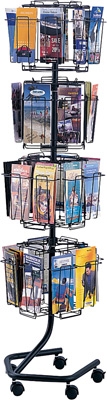 Safco Wire Brochure Display Rack 4128CH