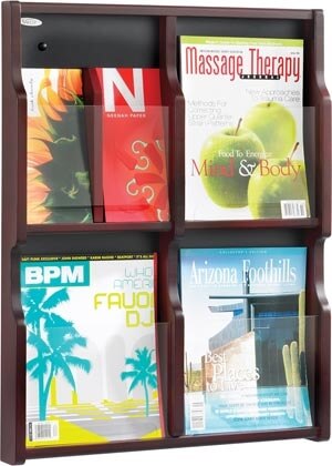 Safco Expose 4 Compartment Literature Display