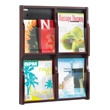 Safco Expose 4 Compartment Literature Display