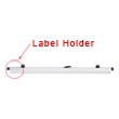 Safco Clear Plastic Hanging Clamp Label Holder 500114