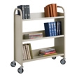 Safco Single Sided 3 Shelf Book Cart 5358SA (Sand) ES4607