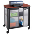 Safco Impromptu Deluxe Machine Stand with Doors 1859BL (Black) ES6070