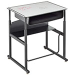 Safco AlphaBetter 28" x 20" Height Adjustable Desk with Dry Erase Top and Book Box - 1204DE ET10613