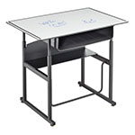 Safco AlphaBetter 36" x 24" Height Adjustable Desk with Dry Erase Top with Book Box - 1209DE ET10615