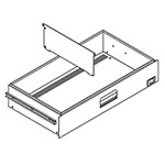 Safco ARC Rotary Inserts & Partitions for 6"H Rollout Drawer - ARC12P ET11864