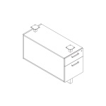 Safco Mirella DESK PED BOX FILE for MRDFF7236 - (3 Colors Available) ET12041
