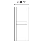 Safco 76"H Open T Uprights - (4 Options Available) ET12094