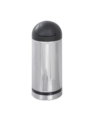 Safco Reflections Push Top Dome Receptacles 9880