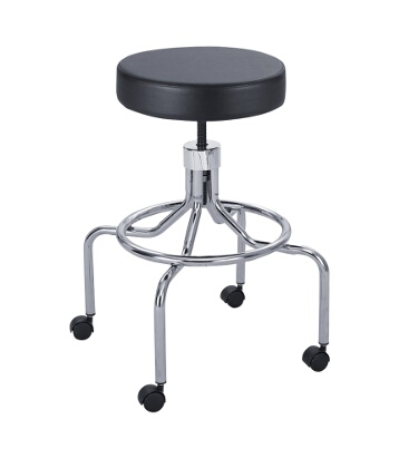 Safco Lab Stool, High Base with Screw Lift 3433BL ES3138