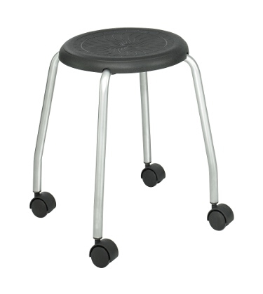 Safco Stack-N-Roll Stool (Qty.2) 3435BL ES3140