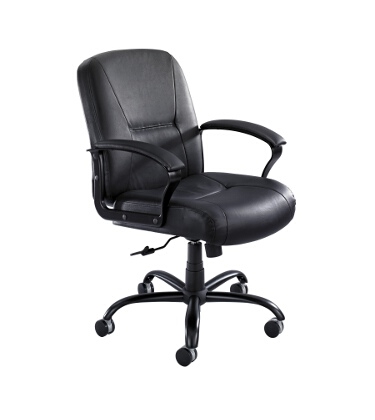 Safco Serenity Big and Tall Mid Back Chair 3501BL