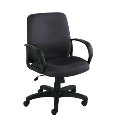 Safco Poise Executive Mid Back Seating 6301BL ES3209