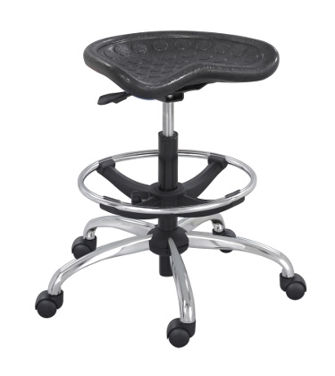 Safco SitStar Stool with Chrome Base 6660BL ES3218
