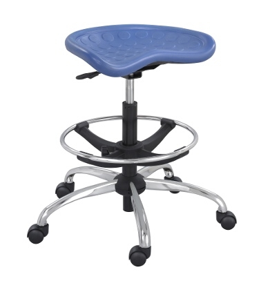 Safco SitStar Stool with Chrome Base 6660BU ES3219