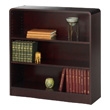 Safco 3-Shelf Radius-Edge Veneer Bookcase 1522MH (Mahogany) ES3247