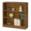 Safco 3-Shelf Radius-Edge Veneer Bookcase 1522MO (Medium Oak) ES3248