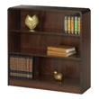Safco 3-Shelf Radius-Edge Veneer Bookcase 1522WL (Walnut) ES3249