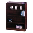 Safco 4-Shelf Radius-Edge Veneer Bookcase 1523MH (Mahogany) ES3250