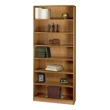 Safco 7-Shelf Radius-Edge Veneer Bookcase 1526MO ES3260