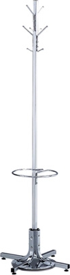 Safco Costumer with Umbrella Stand 4168CR (Chrome)