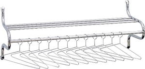 "Safco 36""W Shelf Rack with Hangers 4211" ES3303