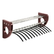Safco Mode 36" Wood Wall Coat Rack With Hangers 4212MH (Mahogany) ES3305