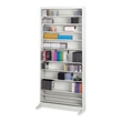Safco Audio/Video Adjustable Shelving with 12 Shelves 4936LG (Light Gray) ES3330