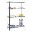 Safco Commercial Wire Shelving, 48" x 18" 5241BL (Black) ES3346