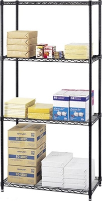 Safco Commercial Wire Shelving, 36" x 18" 5276BL ES3353