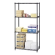 Safco Commercial Wire Shelving, 36" x 18" 5276BL (Black) ES3353