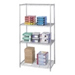 Safco Industrial Wire Shelving, 36" x 24" 5288GR (Metallic Gray) ES3363