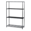 Safco Industrial Wire Shelving, 48" x 18" 5291BL (Black) ES3368