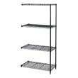 Safco Industrial Add-On Unit, 48" x 18" 5292BL (Black) ES3370