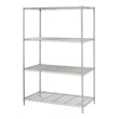 Safco Industrial Wire Shelving, 48" x 24" 5294GR (Metallic Gray) ES3375