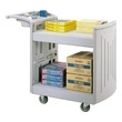 Safco 2-Shelf Molded Utility Cart 5330GR ES3382