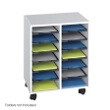 Safco Go Cart 14-Compartment Organizer Cart 5392GR ES3418