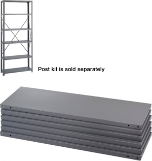 Safco Industrial Steel Shelving Shelf Pack, 36" x 12" 6250