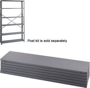 Safco Industrial Steel Shelving Shelf Pack, 48" x 12" 6251