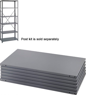 Safco Industrial Steel Shelving Shelf Pack, 36" x 18" 6252